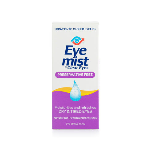 Clear Eyes Eye Mist 15ml-Matakana Pharmacy